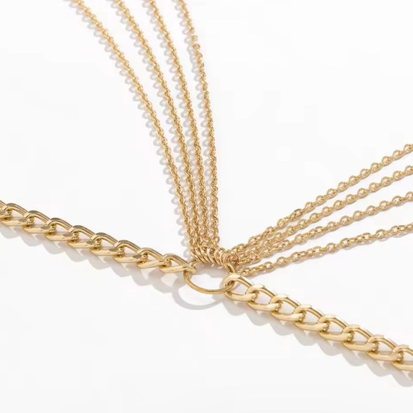 Multi-layer Tassel  Waist Chain For Women Gold Party Dress Belts Accessories 35” - Picture 5 of 5